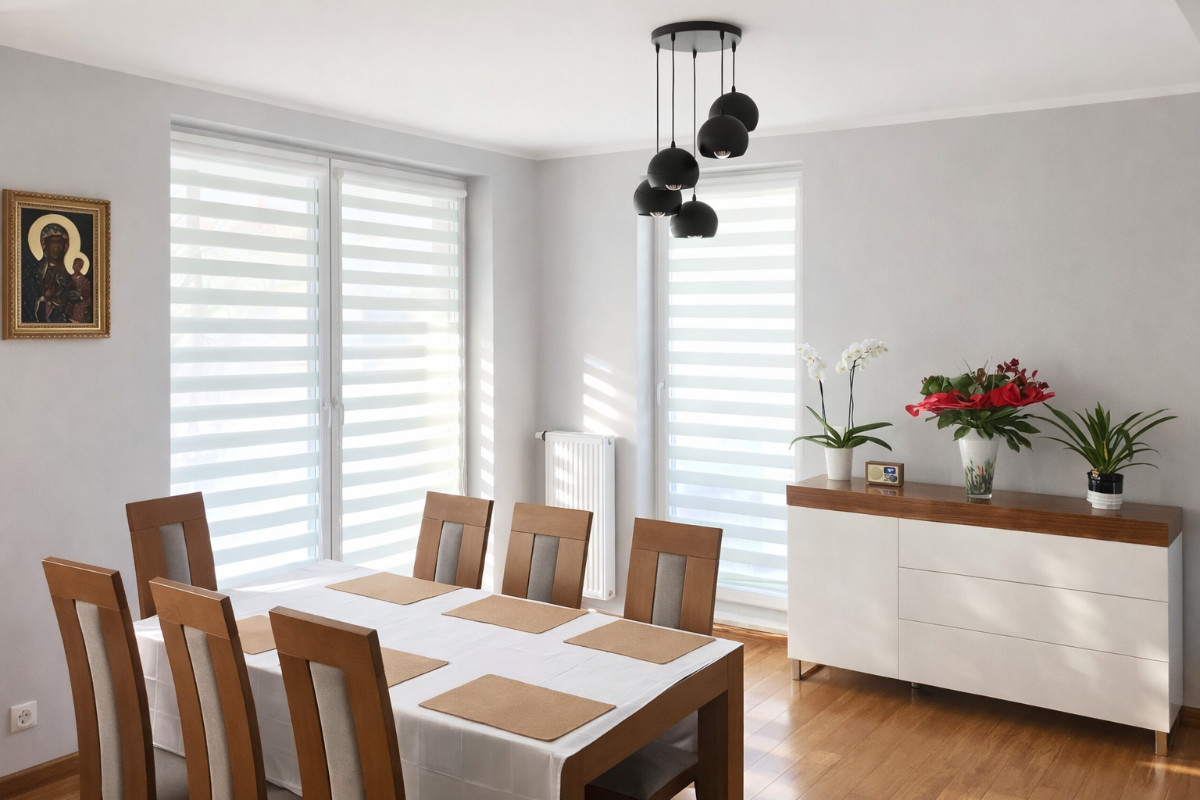 Rolety impresja - dzień i noc